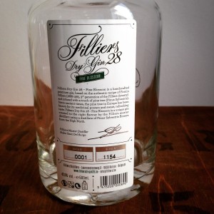 Filliers Etikett Rückseite